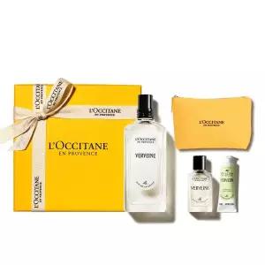 [록시땅](강남점)[기프트][단독] 버베인 오 드 뚜왈렛 75ml 세트(+디럭스 2종+파우치)(버베나)
