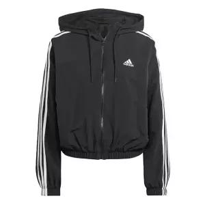아디다스바람막이 HT3399 W 3S WV WB-BLACK/WHITE