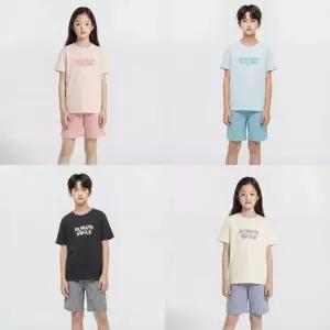 [롯데백화점]폴햄키즈 여름 5부 라운지 세트(접촉냉감 티셔츠+ 지지미 팬츠)  PKG2UI3810