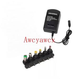 범용 조정  3V4.5V 6V7.5V 9V 12V 500mA 1A 1.5A 2A 2.5A AC DC 전원 공급 장치 어댑터 30W 충전기 + 6 플
