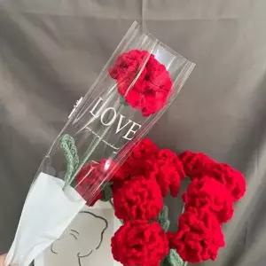 뜨개질 카네이션 조화 어버이날 꽃 화분 카네이션꽃다발 꽃다발만들기 (WC07481)