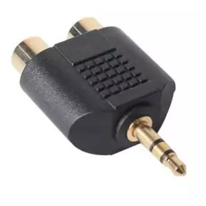 3.5mm 수 2rca 암 y형 젠더 aux 오디오 변환 어댑터 rca변환젠더 음성케이블젠더 이어폰잭변환