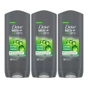 24시간 영양 마이크로 수분 기술 바디워시로 남성용 Dove Men+Care 레시 3-in-1 헤어 페이스 팩 6개 포함