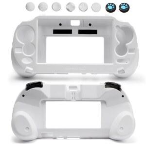 L2 R2 트리거 핸드 그립 쉘 컨트롤러 보호 케이스 PS Vita 1000 화이트