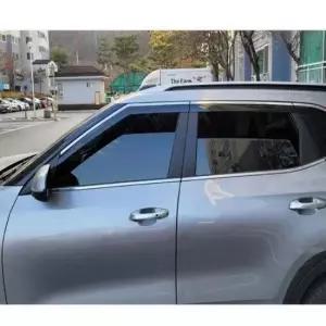 블랙다이아몬드 도어바이저 셀토스 E450 윈도우바이저 셀토스도어가드 셀토스도어커버 차량도어바이저