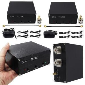호스트 전원 코드 안테나가있는 160MHz 100W 휴대용 SDR 트랜시버 TR 스위치 TR 스위치 박스 실용적인 신호
