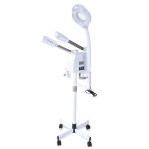 오존 나노 이온 페이셜 스티머 업그레이드, 핫 콜드 스팀 기화기 가습기, 8X LED 확대 램프, 미용실 스파,