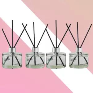 코코도르 시그니처 서울로즈향 디퓨저 200ml 4개 실내방향제 인테리어 선물용 화장실 거실 향기소품