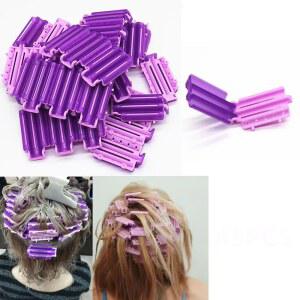 헤어 클립 웨이브 파마 막대 바 옥수수 경기자 DIY 솜털 클램프 롤러 머리 뿌리 스타일러 포머 플렉시 10