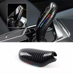 자동차 스티커 데칼 기어 변속 노브 커버 카본 컬러 ABS 트림 BMW G30 G31 6GT G32 G11 G12 X3 G01 X4 G02
