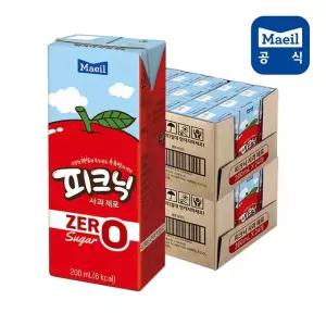 매일 피크닉 제로 사과 200ml 48팩 (24팩 2박스)