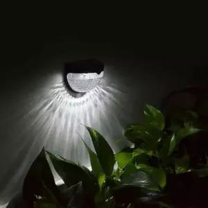 (솔라가든) LED 오로라 태양광 벽부등 2p세트(백색) (블랙)/벽조명등/벽전등/일체형/가로등/벽부착등/동작
