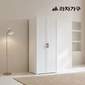 라자가구 멜린 키큰 심플 슬림 2단행거 장롱 빅수납 학생 싱글 옷장 수납장 800