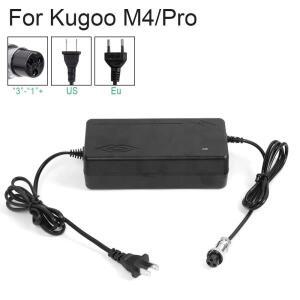 Kugoo M4 /C1 Pro /X1/M4 Pro 전기 스쿠터용 54.6V 2A 배터리 충전기 3 프롱 잭 GX16 48V 리튬 이온 배터리