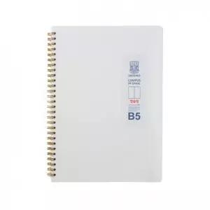 옥스포드 4000 밀크 PP 절취 스프링노트 B5 2분할252x179mm 80매 부품