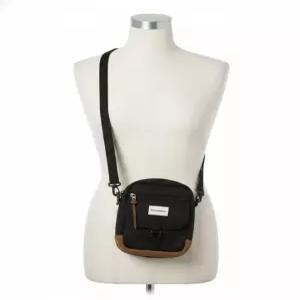 디스이즈네버댓 T Logo Shoulder Bag Black TN261WBASB02BLK