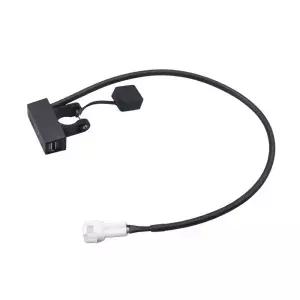 오토바이 핸들 바 USB 충전기 방수 전원 어댑터 케이블 전화 GPS 충전 범용 DIY 마운트 키트 액세서리