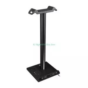 E74D 35mm USB 헤드폰 홀더베이스 헤드셋 범용 홈 오피스 액세서리