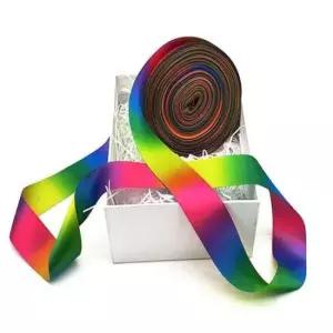 양면 리본끈 38mm 선물상자끈 무지개리본 포장끈 데코리본