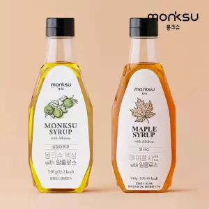 설탕대체 액상 알룰로스 530g+ 저당 메이플시럽 530g