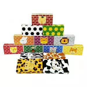가꿈 종이블럭 작은블럭 50pcs (여러가지패턴) (NO.267) 블록 블럭 완구