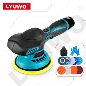 자동차유막제거기 LYUWO 무선 연마기, 전기 차량용 12V 6 속도 , 공구, 충전, 단 5000RPM