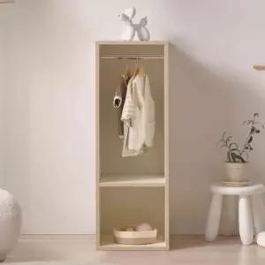 사안 CP117 속깊은 틈새 행거 수납장 370 2COLORS 선반형옷장 폭좁은행거 소형옷장
