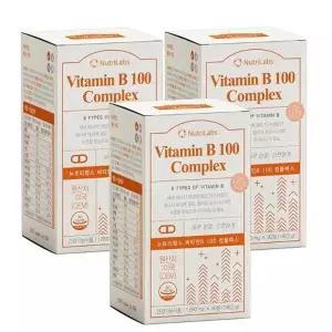 뉴트리랩스 비타민B 100 컴플렉스 활력 에너지 피로 관리 1650mg 90정 X 3개