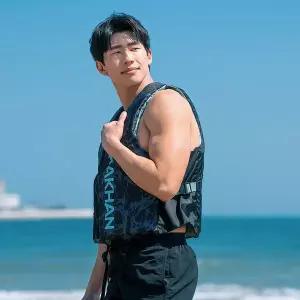 아라칸 폴딩조끼 V3 부력보조복 80kg 부력복 수영조끼 구명복