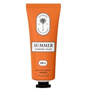 여름 젤레 태닝 SPF 4 자외선 차단제 딥 브론즈 액셀러레이터 클래식 프렌치 오렌지 캐스트 브론징 없음