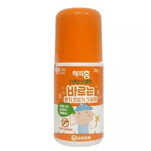해피홈 아웃도어 롤온 바르는 모기 진드기 기피제 50g 2개