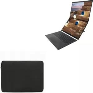 ASUS Zenbook Duo UX8407과 호환되는 BoxWave 케이스 14인치 - QuickZip 플러시수트 부드러운 인테리어의