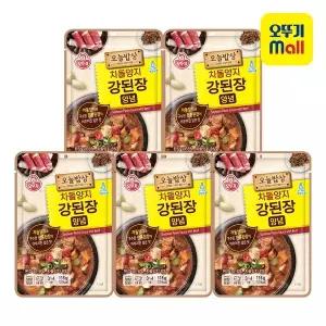 [오뚜기] 오늘밥상 차돌양지 강된장 양념 115g 5개
