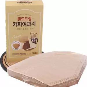 핸드드립 커피여과지 커피필터 종이필터 거름종이 100매 하리오