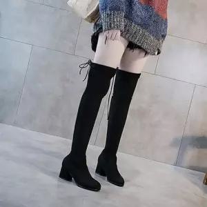 방한 부츠 블랙 데일리부츠 미들부츠 스웨이드 미들부츠 여성부츠 겨울부츠 패션부츠