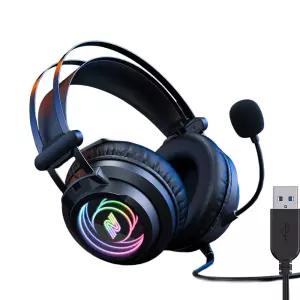 Hi-Fi 7.1채널 RGB 게이밍 헤드셋 배그 사플 컴퓨터 PC 노이즈캔슬링 마이크 게임용 방송용 배틀그라운드