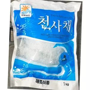 해조 천사채 실 1kg 10개 업소용 식당 횟집 무침 샐러드 식자재 천사채1kg 회받침 식당용
