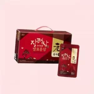 웅진 장쾌삼 발효홍삼 휴대용 건강음료 100mL 24포 4755570
