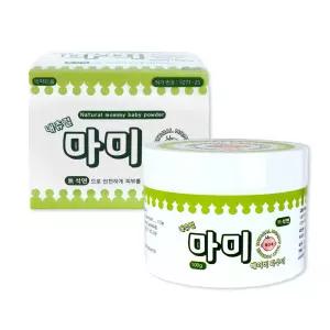 내츄럴마미 베이비 파우더 무석면 땀띠방지 100g 2개