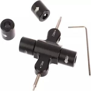 DIS 알루미늄 합금 퀵 릴리스 렌치 공구 M3 M5 래칫 포함 쿼드 1.5mm/2mm 드라이버 RC 드론 FPV 레이싱용