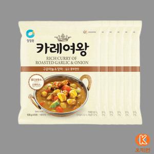 청정원 카레 카레여왕 분말 구운마늘양파 6개