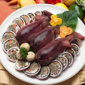 [속초명물]아바이마을 오징어순대500gx2팩 팩당2미 총4미