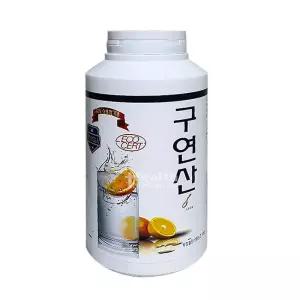 구연산(100%식용첨가용) 1개 선택/코코스토리 먹는 천연무수구연산/레몬식용무수/베이킹소다