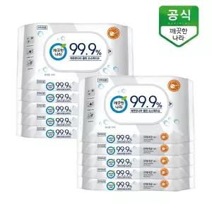 [깨끗한나라] 클린 손소독 티슈 휴대 10매 x 10팩