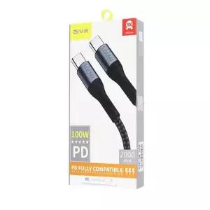 [셀러허브]Coms USB 3.1 Type C PD 고속충전 케이블 2M 100W E Marker 이마커 C타입 to C타 (S11201497)