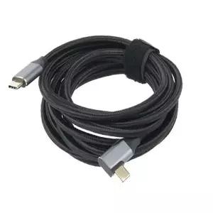 [셀러허브]Coms USB 3.1 Type C 케이블 3M GEN2 10Gbps C타입 to C타입 꺾임 꺽임 Metal Bl (S11201546)