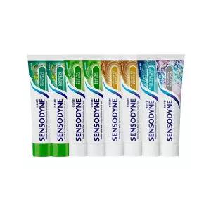센소다인 시린이케어 오리지날 플러스 치약 100g, 2개+후레쉬플러스 치약 100g, 2개+멀티케어EX 치약 100g, 2개+엑스트라 딥클린 치약 120g, 1개+엑스트라 화이트 치약 120g, 1개