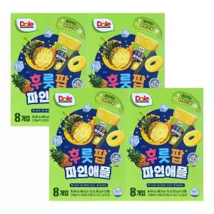 Dole 돌 후룻팝 파인애플 ( 62ml 8개입 ) 4개 / 파인애플팝 얼려먹는 디저트 주스 과즙쥬스