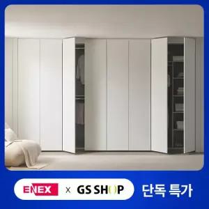 에넥스 클린 E0 무몰딩 여닫이 붙박이장 10자 300cm (고급형)