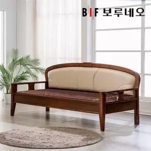 [보루네오하우스]뜨끈뜨끈 곡선쿠션 활성탄소 숯볼 온돌쇼파 (가로224cm/전국무배)